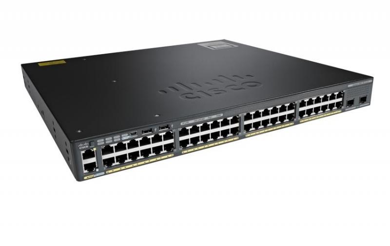 Комутатор Cisco Catalyst 2960-X 24 GigE PoE 370W, 4 x 1G SFP, LAN Base